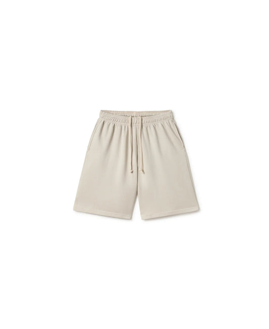 Cream Cotton Shorts